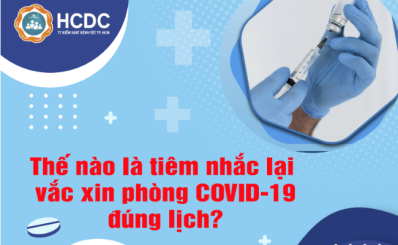 (HCDC) Thế nào là tiêm nhắc vắc-xin phòng COVID-19 đúng lịch?